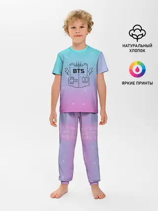 Детская пижама с брюками / BTS