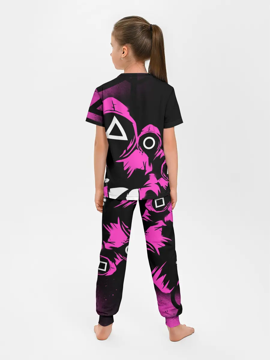 Детская пижама с брюками / Игра в кальмара