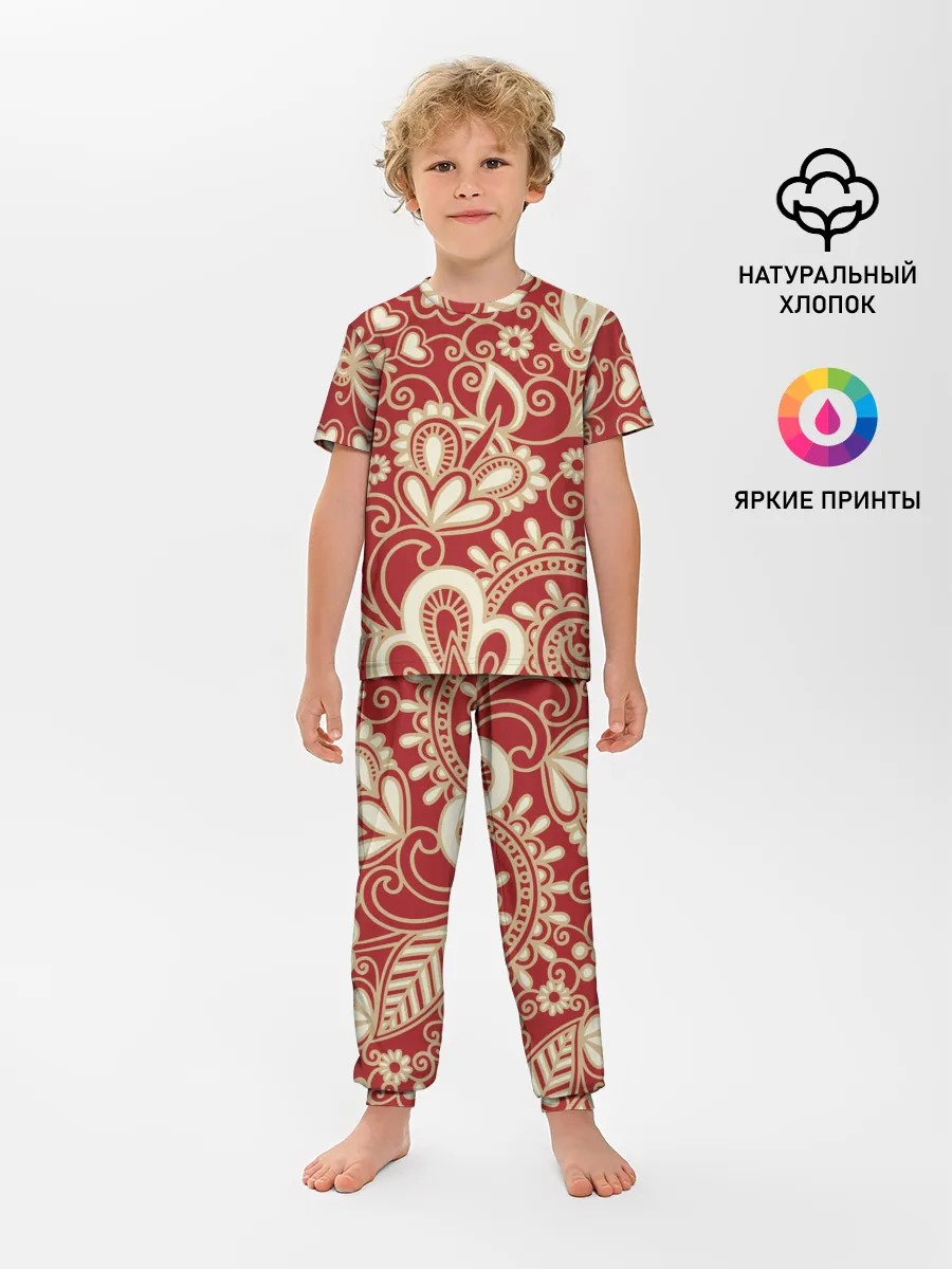 Детская пижама с брюками / КрасиВая ХохЛома