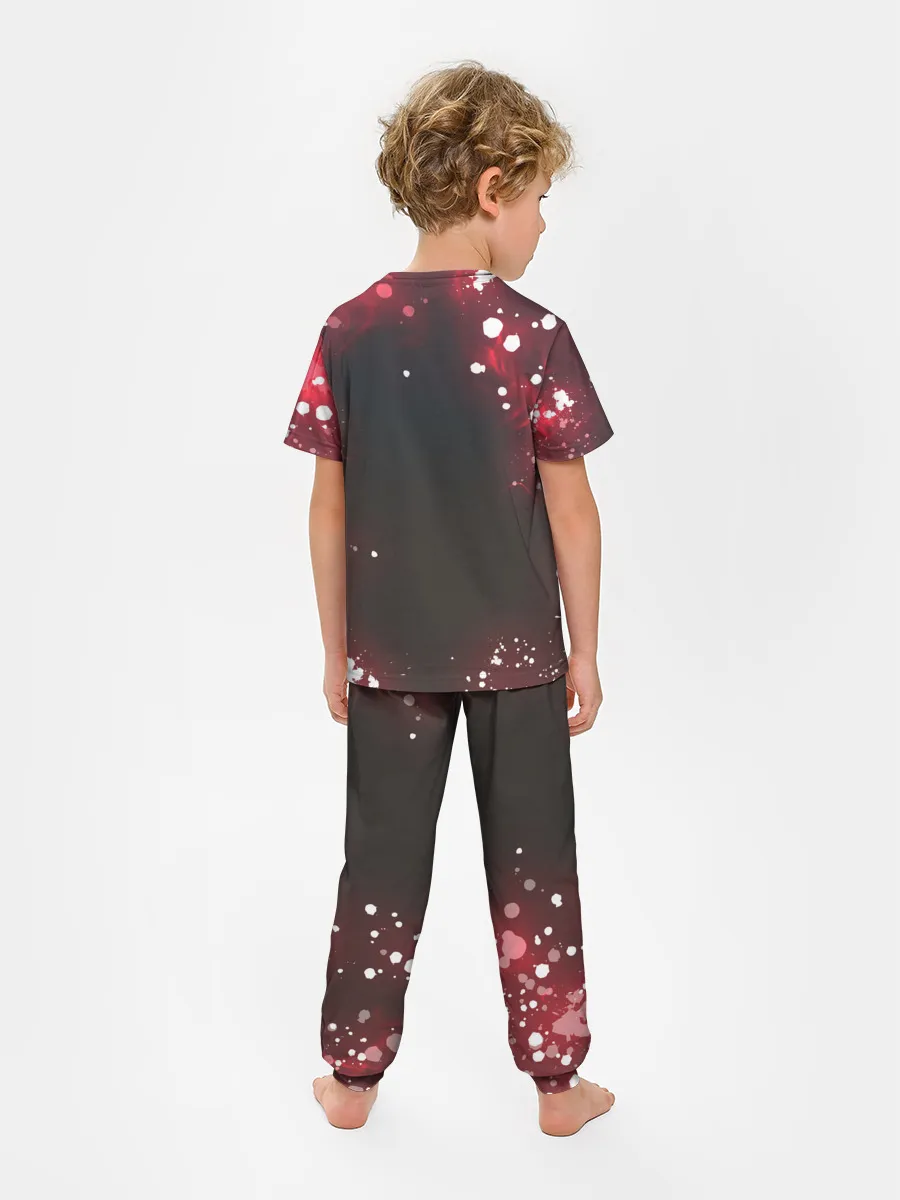 Детская пижама с брюками / ТРЕУГОЛЬНИК | ОХРАНА