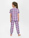 Детская пижама с брюками / Текстура в клетку