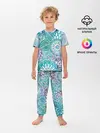 Детская пижама с брюками / цветочный узор