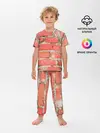 Детская пижама с брюками / Кирпичная стена