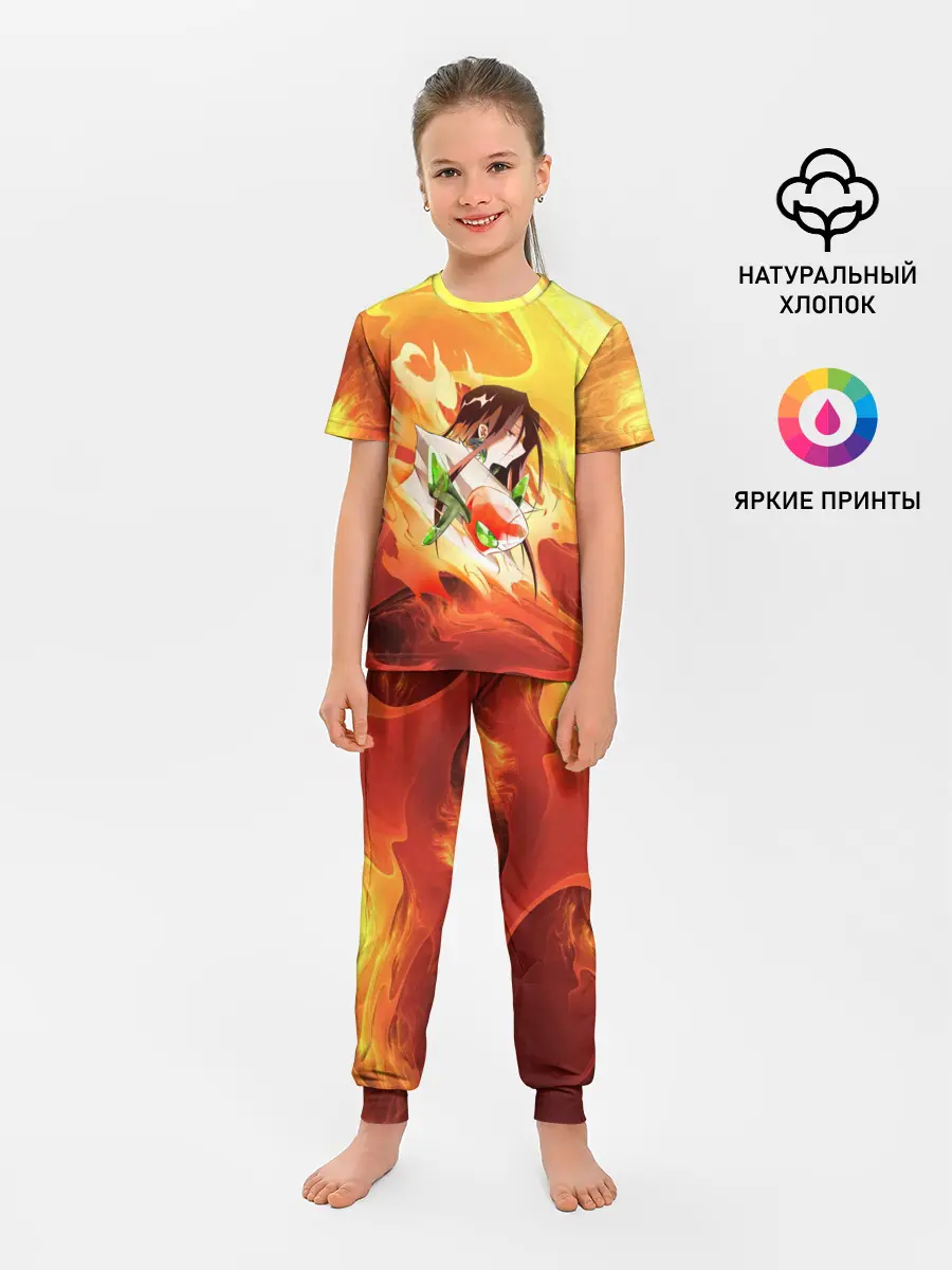 Детская пижама с брюками / Шаман Кинг | Хао | Зик