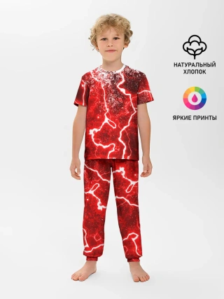 Детская пижама с брюками / БРЫЗГИ КРАСОК