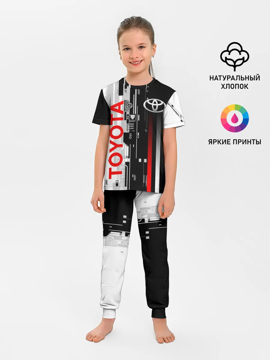 Детская пижама с брюками / TOYOTA SORT / TOYOTA TECHNO