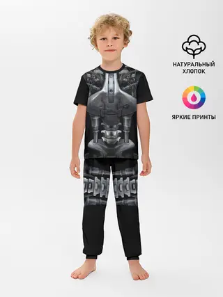 Детская пижама с брюками / Терминатор т-800