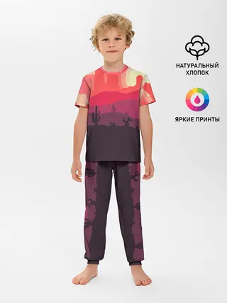 Детская пижама с брюками / Пустыня
