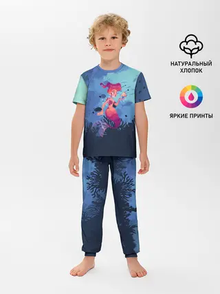 Детская пижама с брюками / Mermaid | Русалочка