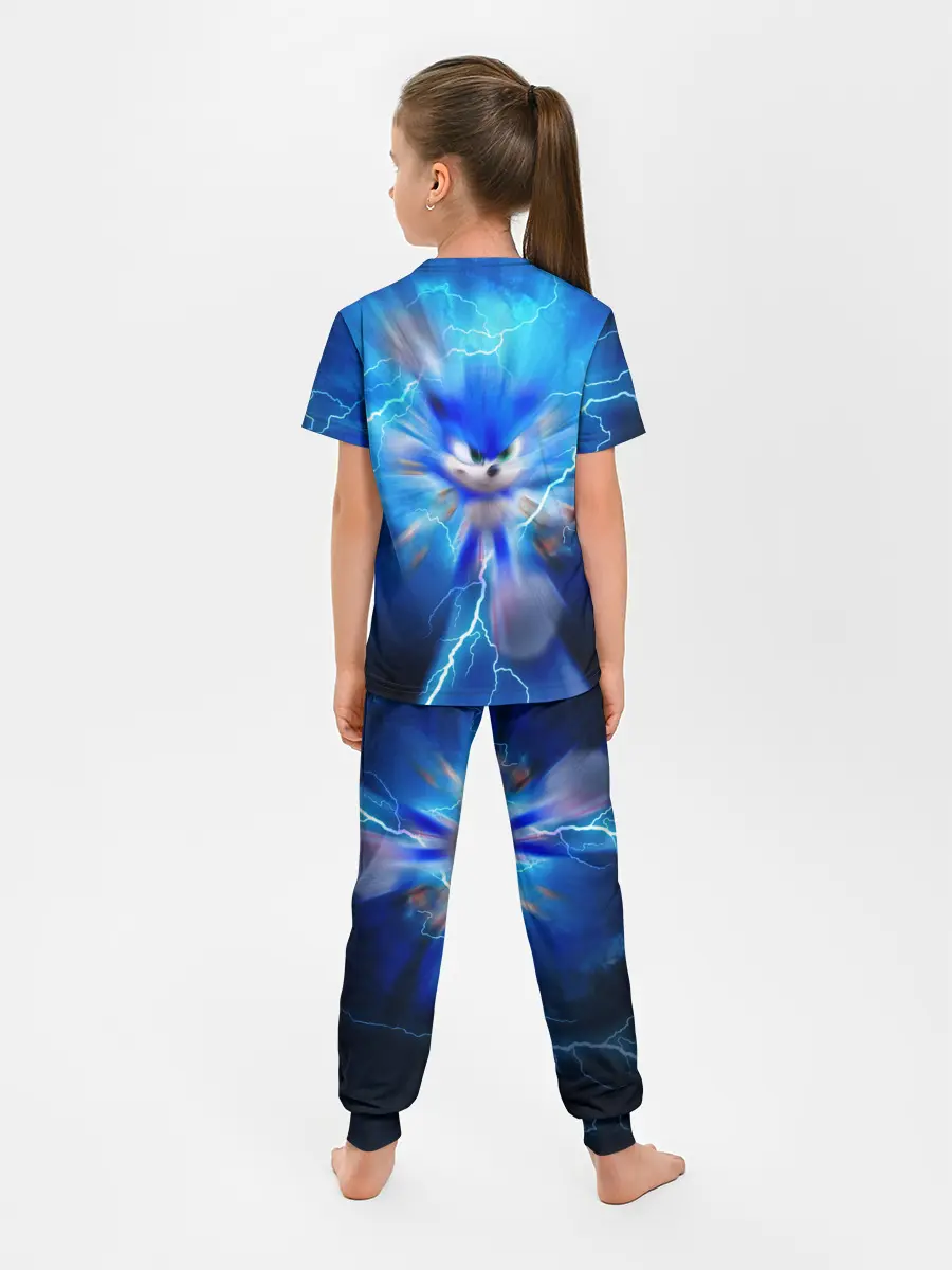 Детская пижама с брюками / SONIC | СИНИЙ ЁЖ