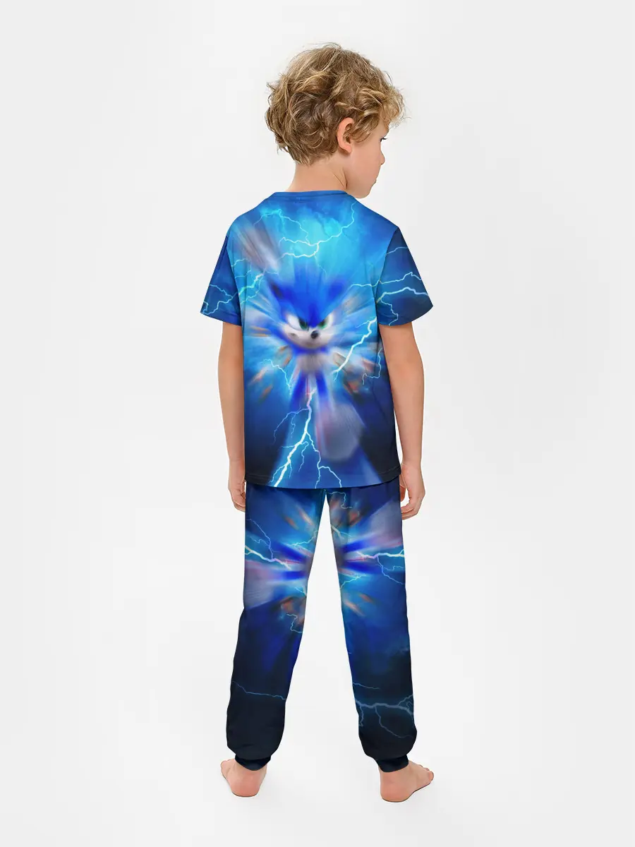 Детская пижама с брюками / SONIC | СИНИЙ ЁЖ