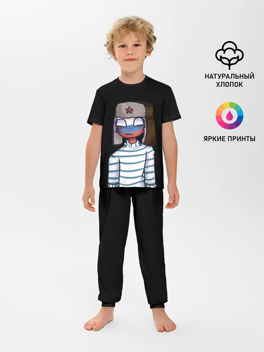 Детская пижама с брюками / CountryHumans - Россия