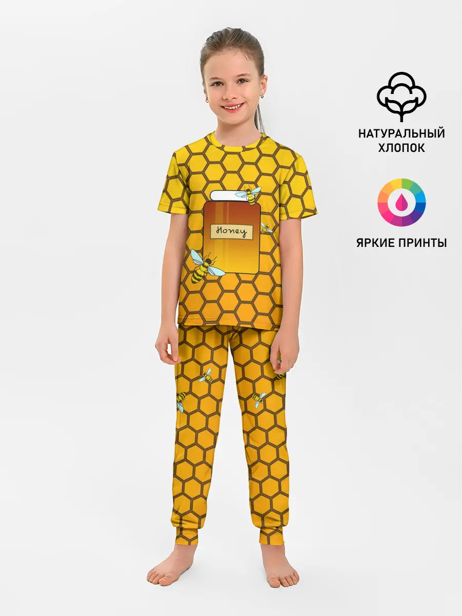 Детская пижама с брюками / Сладкий мёд