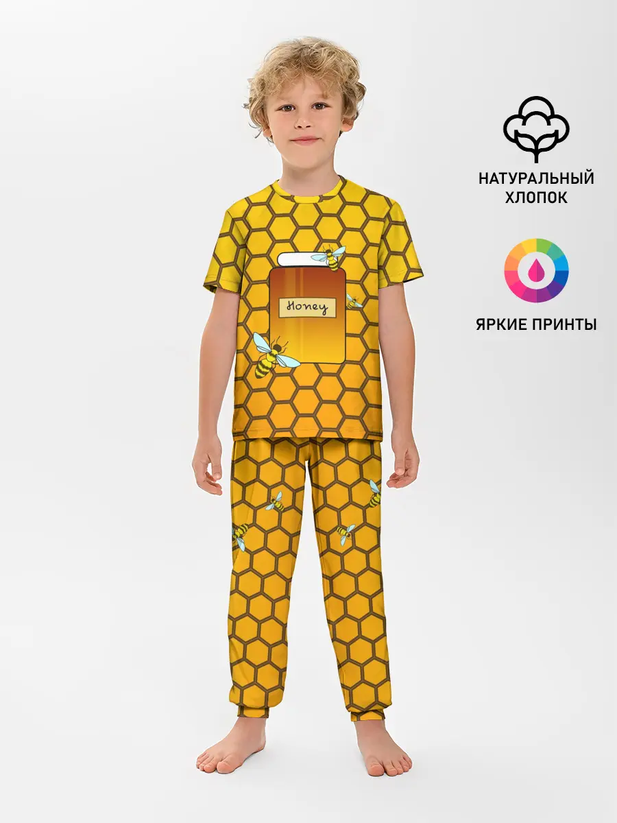 Детская пижама с брюками / Сладкий мёд