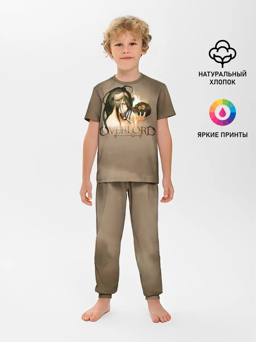 Детская пижама с брюками / Overlord Albedo