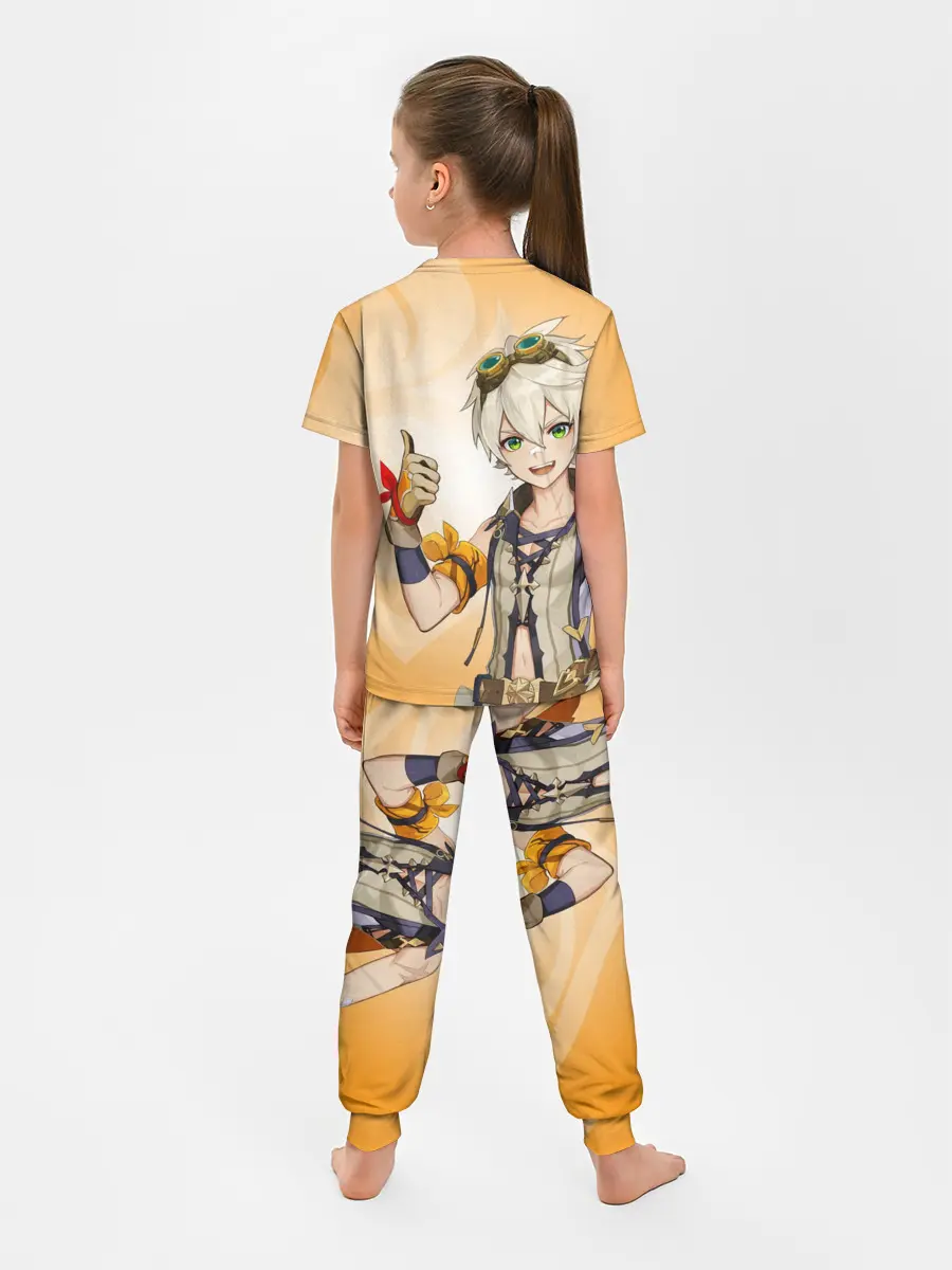 Детская пижама с брюками / GENSHIN IMPACT, БЕННЕТ