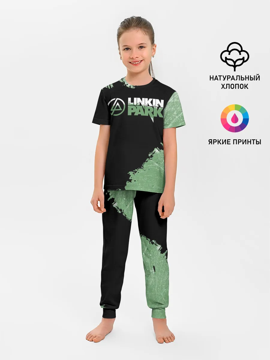 Детская пижама с брюками / Линкин Парк в стиле Гранж | Linkin Park