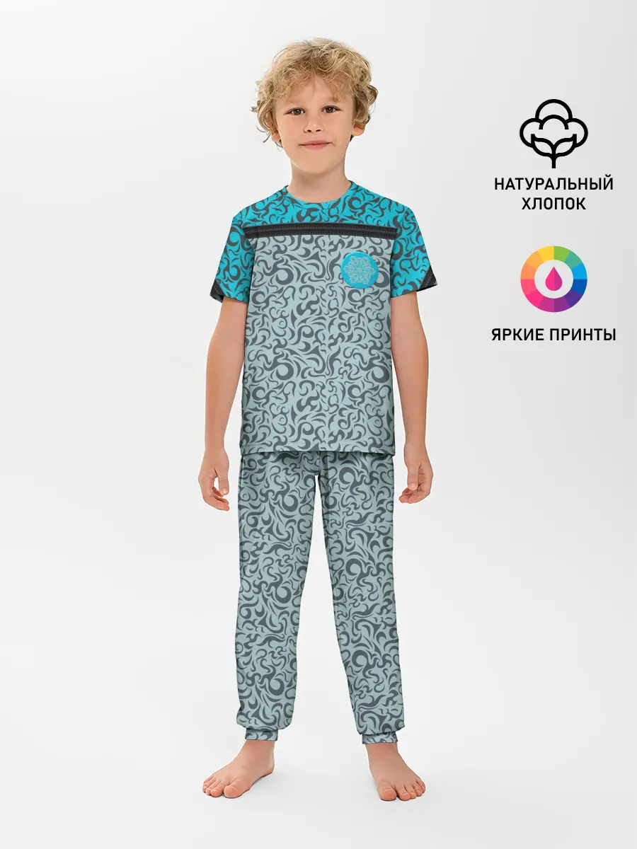 Детская пижама с брюками / Снежный вихрь