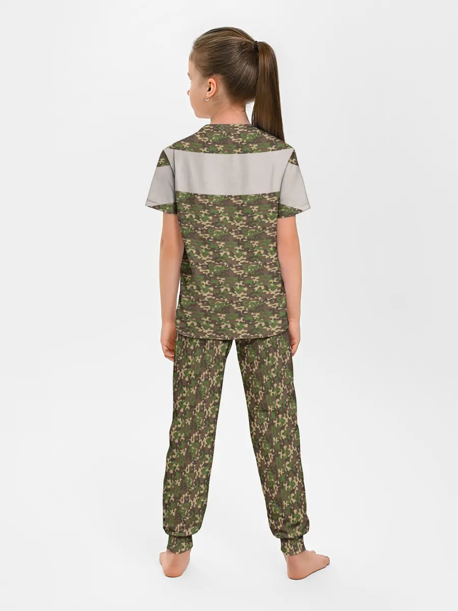 Детская пижама с брюками / Армия