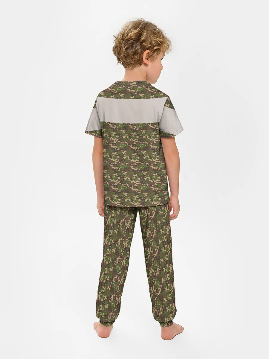Детская пижама с брюками / Армия
