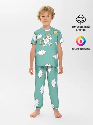 Детская пижама с брюками / Love of Unicorns