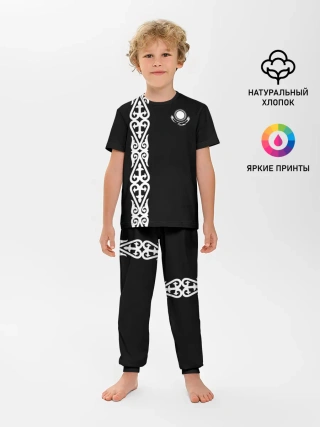 Детская пижама с брюками / Форма Казахстан
