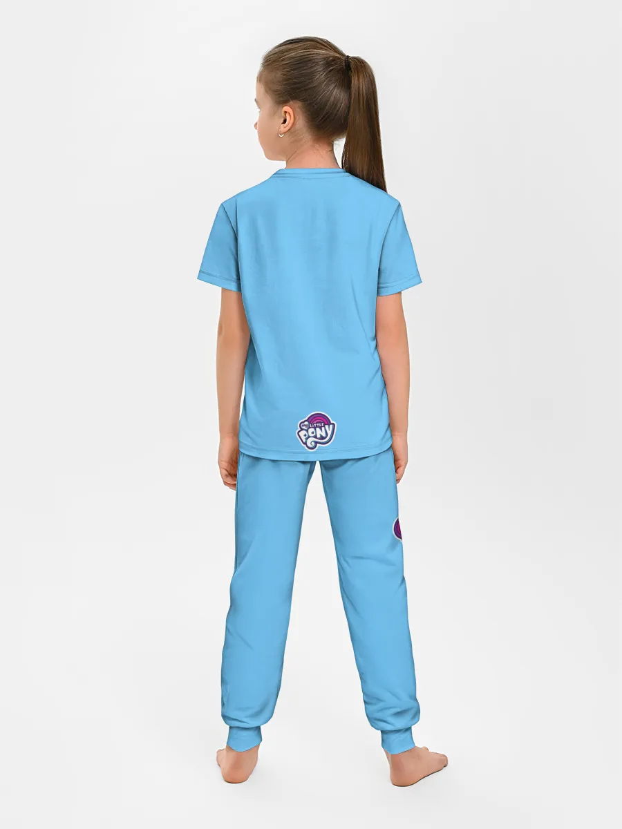 Детская пижама с брюками / Пони в звёздном небе