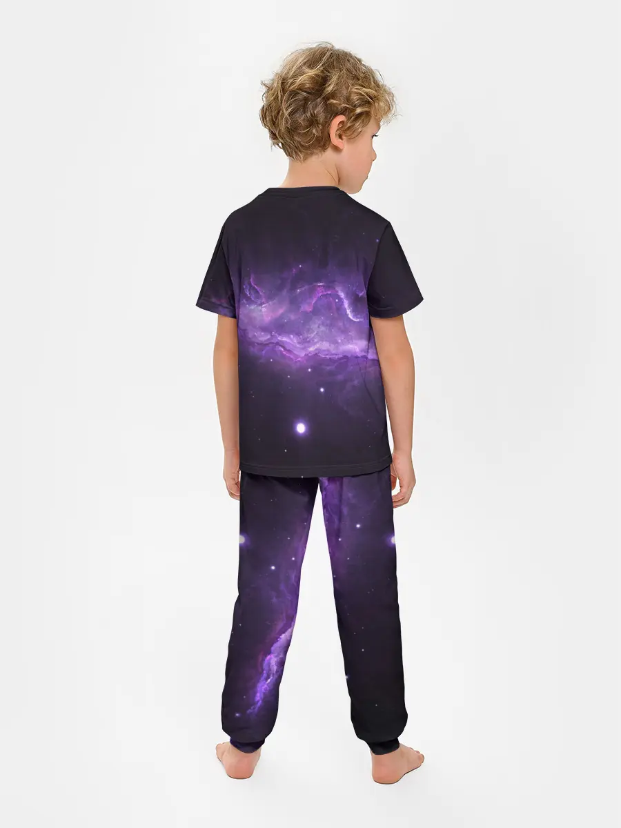 Детская пижама с брюками / BTS SPACЕ 3D / БТС КОСМОС