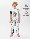 Детская пижама с брюками / KILLER QUEEN черные брызги