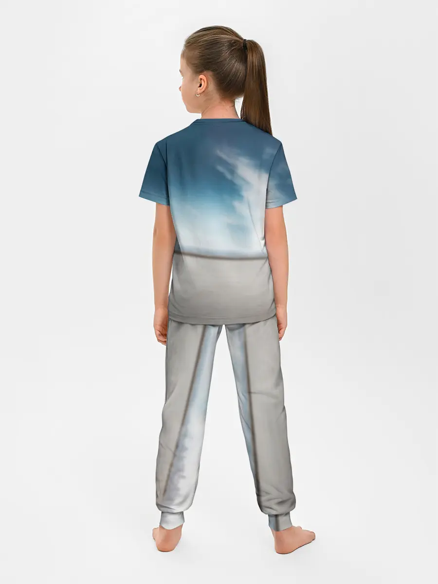 Детская пижама с брюками / Tesla Model 3