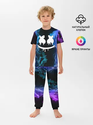 Детская пижама с брюками / Marshmello