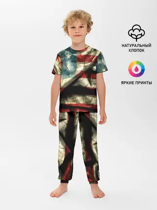Детская пижама с брюками / USA 3D