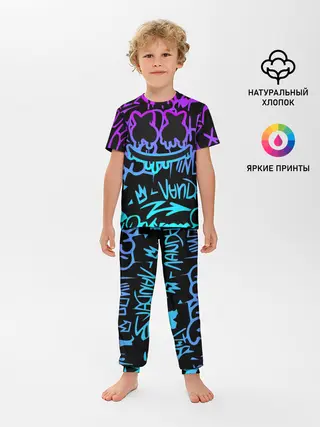 Детская пижама с брюками / Marshmello