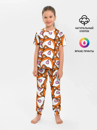 Детская пижама с брюками / ЛИСИЧКИ