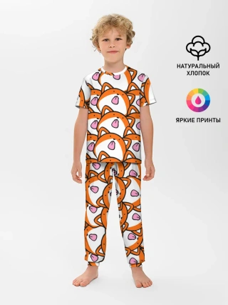 Детская пижама с брюками / ЛИСИЧКИ