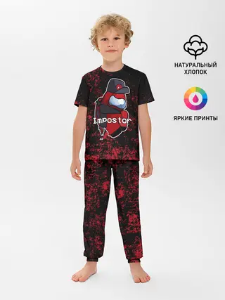 Детская пижама с брюками / AMONG US