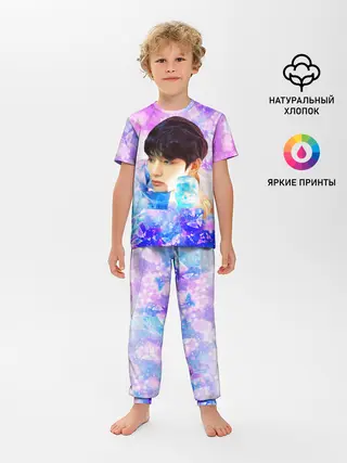 Детская пижама с брюками / БТС 2020 Season Greeting Ви V