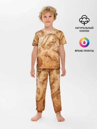 Детская пижама с брюками / Кракен