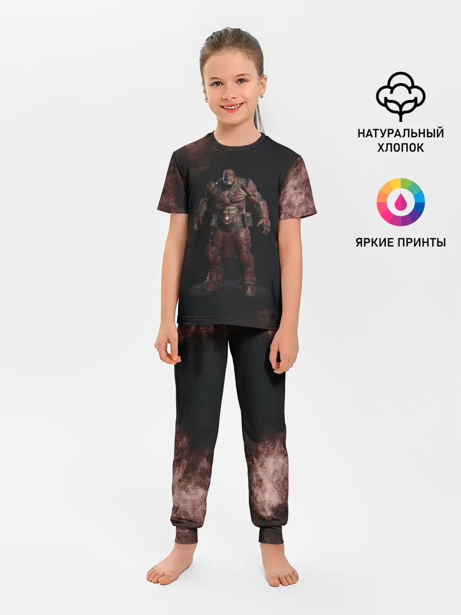 Детская пижама с брюками / NPC | ШЕСТЕРЕНКИ | ЛОГО