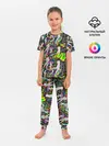 Детская пижама с брюками / Психоделика / Абстракция