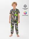 Детская пижама с брюками / Психоделика / Абстракция