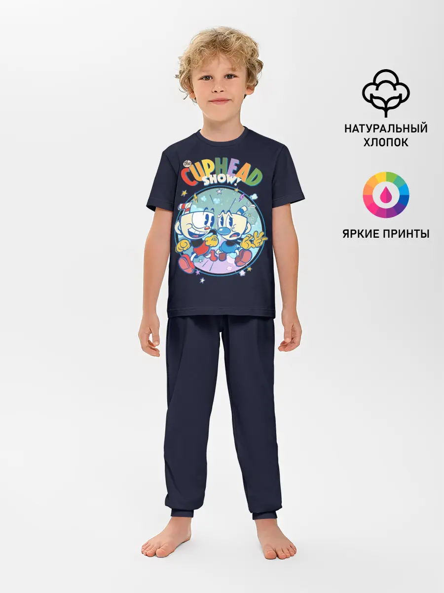 Детская пижама с брюками / The Cuphead Show!