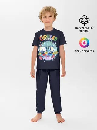 Детская пижама с брюками / The Cuphead Show!
