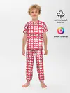 Детская пижама с брюками / Мишки в шарфиках