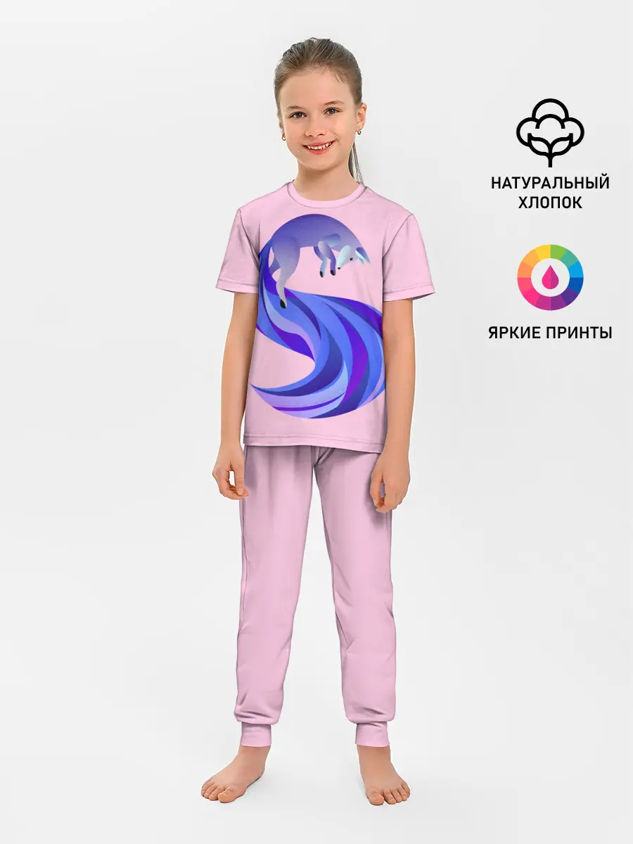 Детская пижама с брюками / Лиса