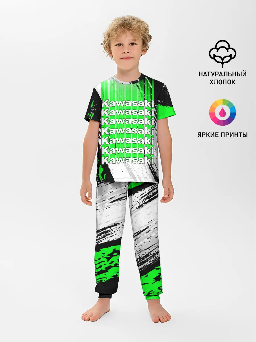 Детская пижама с брюками / KAWASAKI / КАВАСАКИ / SPORT