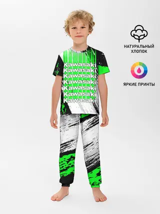 Детская пижама с брюками / KAWASAKI / КАВАСАКИ / SPORT