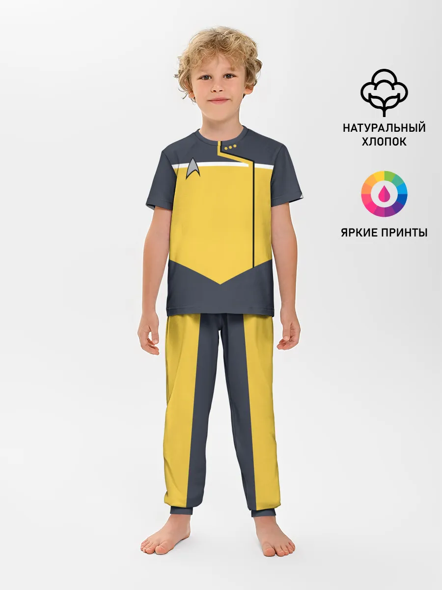 Детская пижама с брюками / Звездный костюм № 2