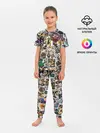 Детская пижама с брюками / JoJo’s Sticker Bombing