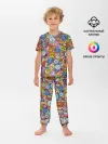 Детская пижама с брюками / ЛОГОТИПЫ ФУТБОЛЬНЫХ КОМАНД